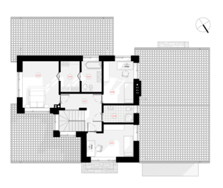 Two-storey house with a loft project Egidija | NPS Projects