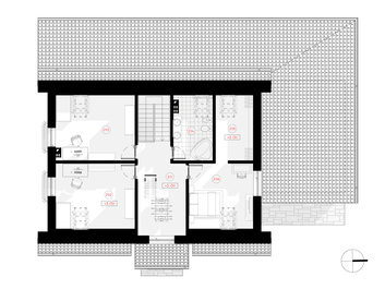 Two-storey house with a loft project Laura | NPS Projects