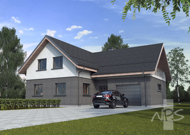 Economical, appealing, A + energy efficiency class two-storey four-room dwelling house Henrikas