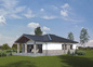 House project "Morta" has a small area - 146.84 m2, economical, A + energy efficiency class
